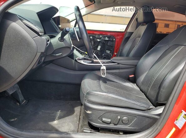 5NPEH4J23MH079940 2021 HYUNDAI SONATA Red Սալոնի դիմացի տեսք