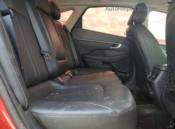 5NPEH4J23MH079940 2021 HYUNDAI SONATA Red Հետևի նստատեղերի տեսք
