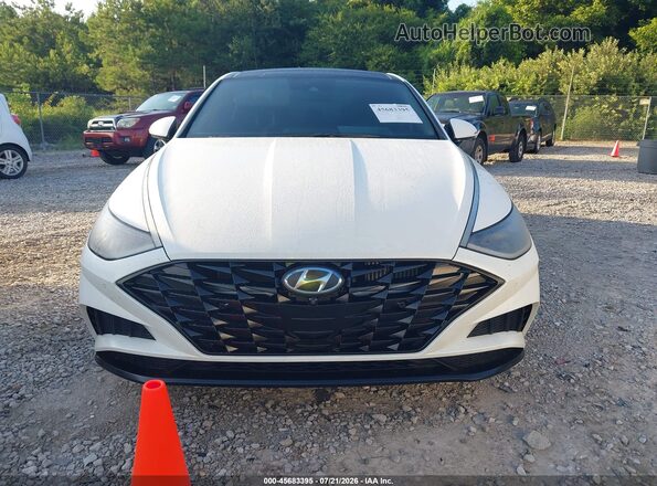 5NPEH4J23MH109924 2021 HYUNDAI SONATA Белый Вид спереди