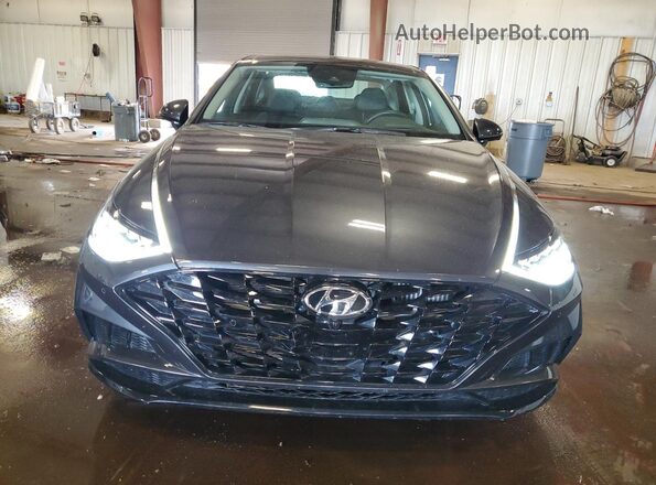 5NPEH4J24LH046945 2020 HYUNDAI SONATA Black Դիմացի տեսք