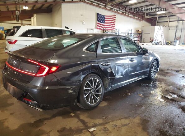5NPEH4J24LH046945 2020 HYUNDAI SONATA Black Հետևի աջ