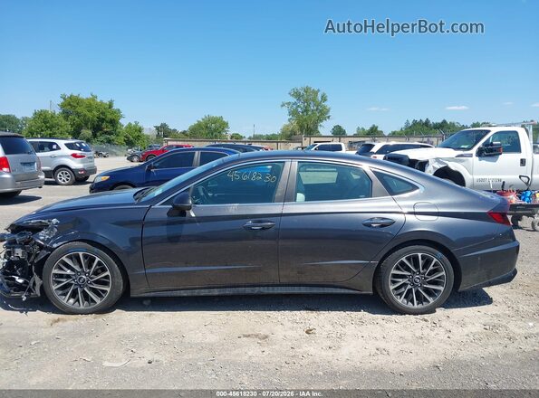 5NPEH4J25LH009323 2020 HYUNDAI SONATA Gray 