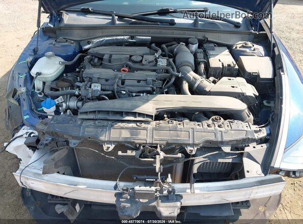 5NPEH4J26LH019763 2020 HYUNDAI SONATA Blue Widok z tyłu
