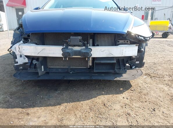 5NPEH4J26LH019763 2020 HYUNDAI SONATA Blue Widok z przodu