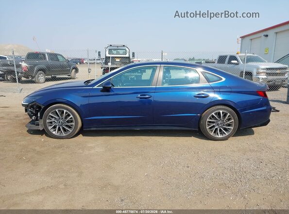 5NPEH4J26LH019763 2020 HYUNDAI SONATA Blue 
