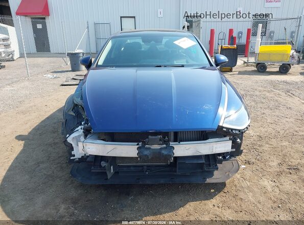 5NPEH4J26LH019763 2020 HYUNDAI SONATA Blue Widok wnętrza z tyłu