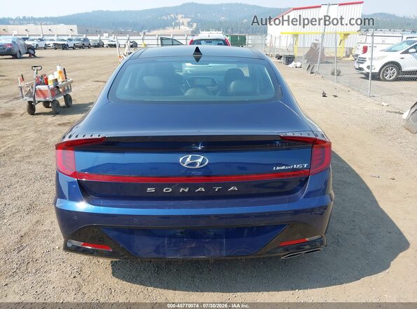 5NPEH4J26LH019763 2020 HYUNDAI SONATA Blue 