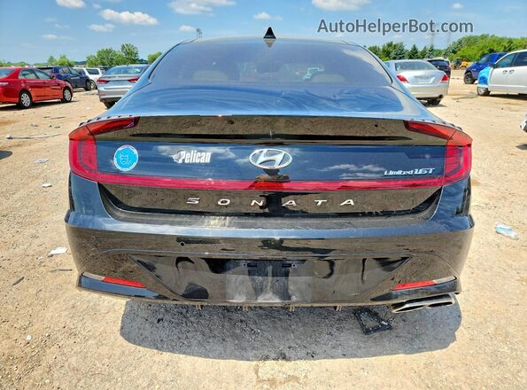 5NPEH4J26LH022419 2020 HYUNDAI SONATA Black Հետևի տեսք