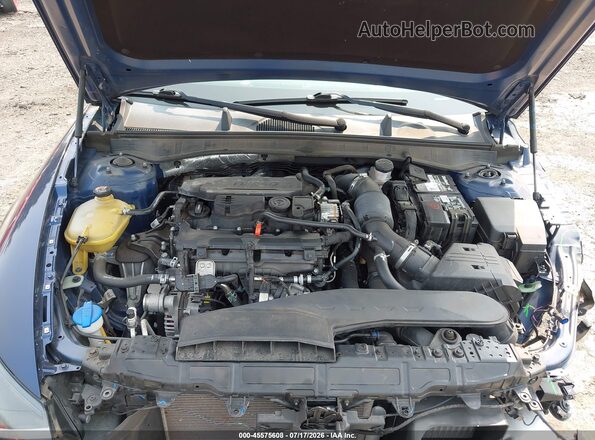 5NPEH4J26MH097395 2021 HYUNDAI SONATA Синий Вид сзади