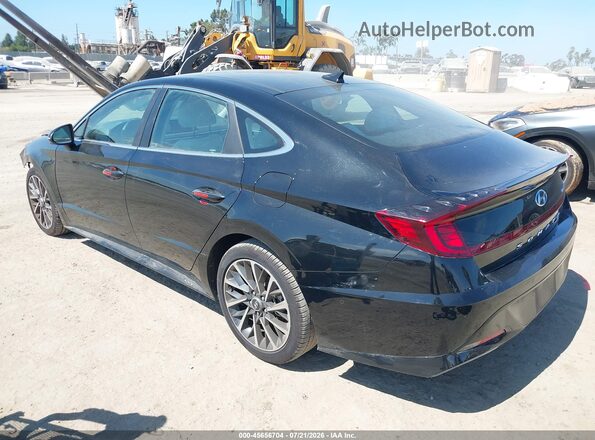 5NPEH4J27LH009307 2020 HYUNDAI SONATA Black Задня ліва чверть