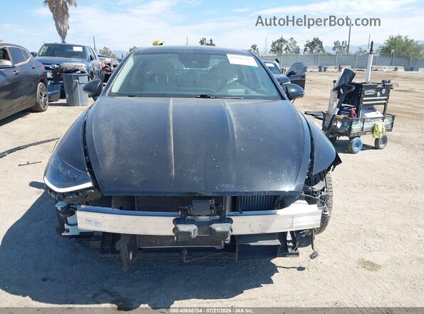 5NPEH4J27LH009307 2020 HYUNDAI SONATA Black Вид задньої частини салону