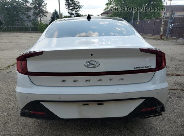 5NPEH4J27MH064020 2021 HYUNDAI SONATA White 