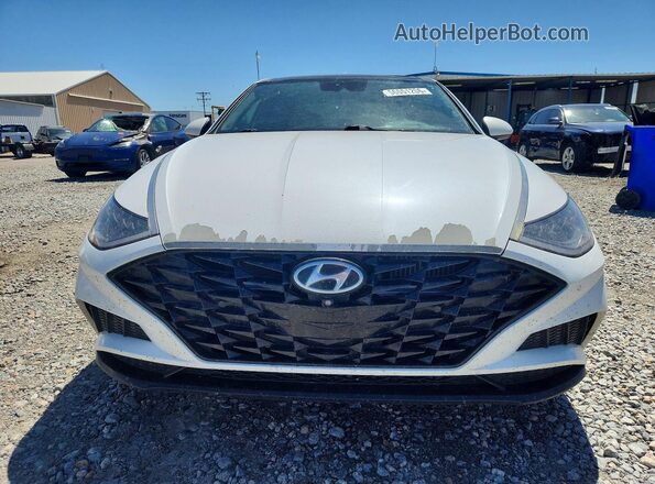 5NPEH4J29LH006716 2020 HYUNDAI SONATA White Front view