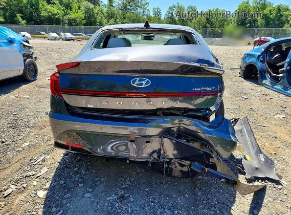 5NPEH4J2XLH009544 2020 HYUNDAI SONATA Gray Вид ззаду