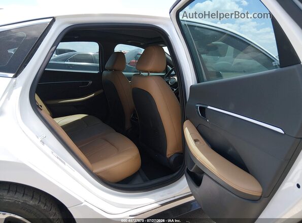 5NPEH4J2XLH009883 2020 HYUNDAI SONATA Белый Вид наклейки с VIN-кодом