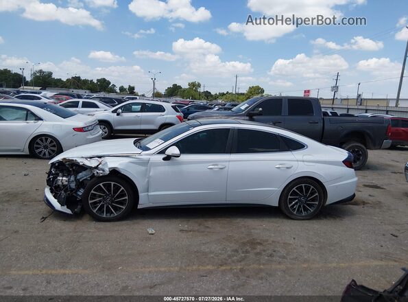 5NPEH4J2XLH009883 2020 HYUNDAI SONATA Белый Панорамный вид салона 360°
