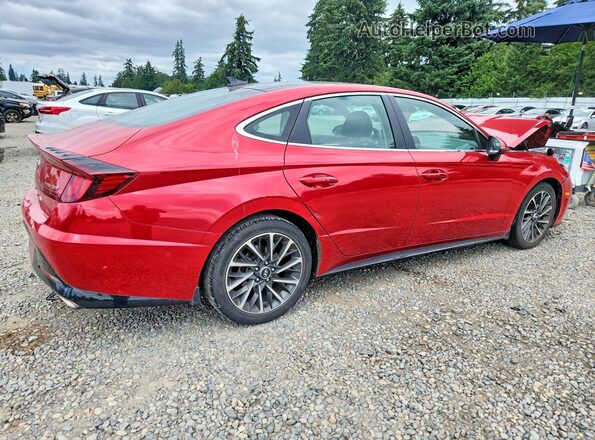 5NPEH4J2XLH052863 2020 HYUNDAI SONATA Red Հետևի աջ