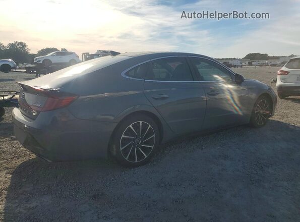 5NPEH4J2XMH070930 2021 HYUNDAI SONATA Gray Rear right