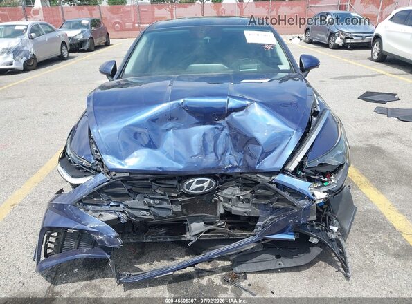 5NPEH4J2XNH149998 2022 HYUNDAI SONATA Blue წინა ხედი