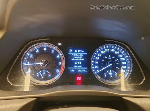 5NPEJ4J20MH072934 2021 HYUNDAI SONATA Blue Vista del cuadro de instrumentos