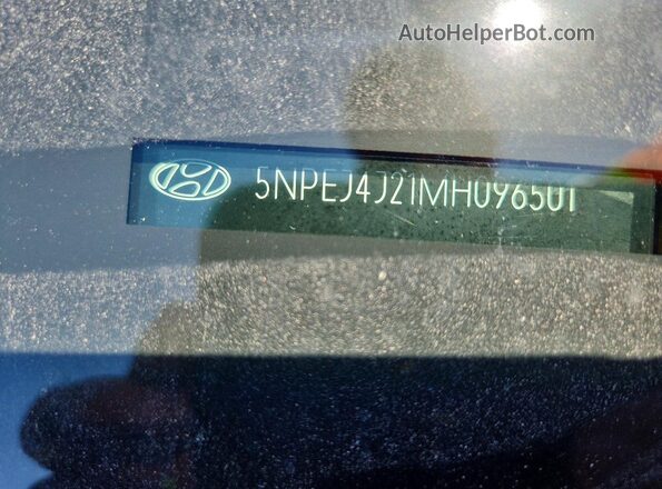 5NPEJ4J21MH096501 2021 HYUNDAI SONATA Желтый Вид подкапотного пространства
