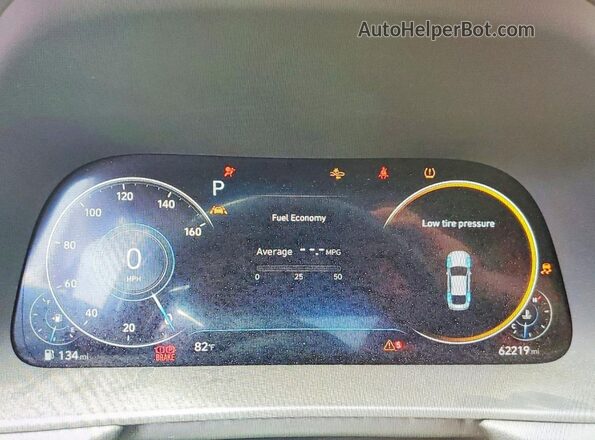 5NPEJ4J21MH096501 2021 HYUNDAI SONATA Желтый Вид щитка приборов