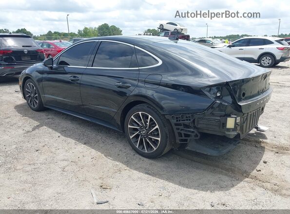 5NPEJ4J22LH014418 2020 HYUNDAI SONATA Black Հետևի ձախ