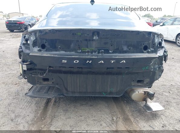 5NPEJ4J22LH014418 2020 HYUNDAI SONATA Black Դիմացի տեսք