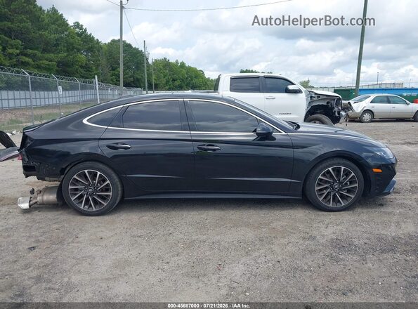 5NPEJ4J22LH014418 2020 HYUNDAI SONATA Black Սալոնի 360 աստիճան տեսք