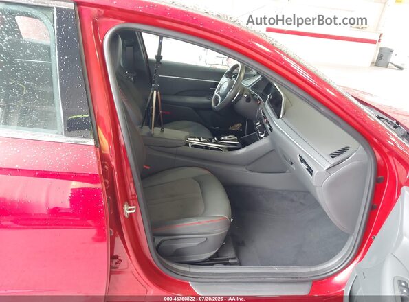 5NPEJ4J22LH043272 2020 HYUNDAI SONATA Red Вид салону спереду