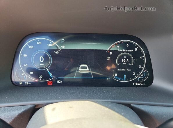 5NPEJ4J22MH107263 2021 HYUNDAI SONATA Red Սարքավորումների վահանակի տեսք