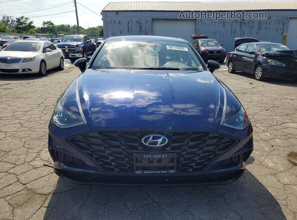 5NPEJ4J23LH040445 2020 HYUNDAI SONATA Blue Front view