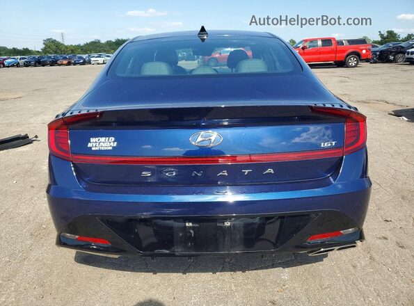 5NPEJ4J23LH040445 2020 HYUNDAI SONATA Blue Rear view