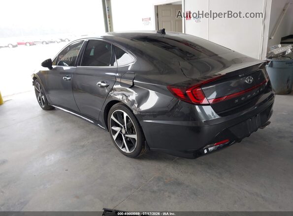 5NPEJ4J23MH091221 2021 HYUNDAI SONATA Gray Rear left