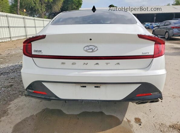 5NPEJ4J23MH132849 2021 HYUNDAI SONATA White Rear view