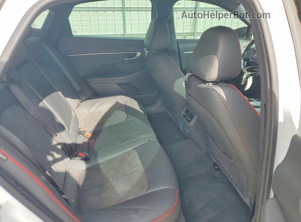 5NPEJ4J23MH132849 2021 HYUNDAI SONATA White Rear seats view