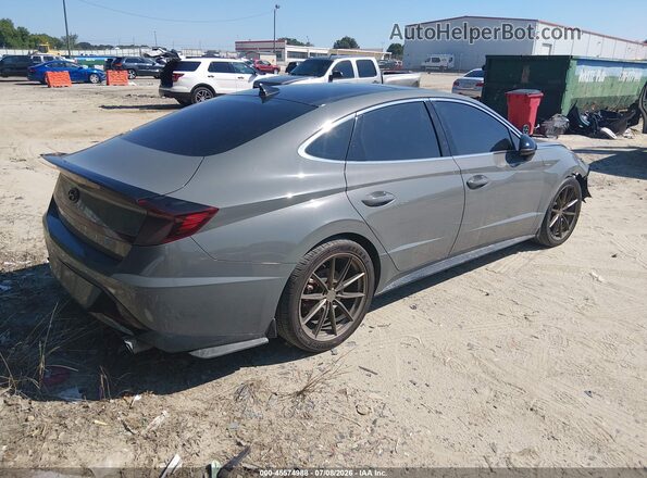 5NPEJ4J24MH112884 2021 HYUNDAI SONATA Gray უკანა მარჯვენა