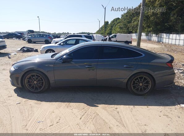 5NPEJ4J24MH112884 2021 HYUNDAI SONATA Gray სალონის 360-გრადუსიანი ხედი