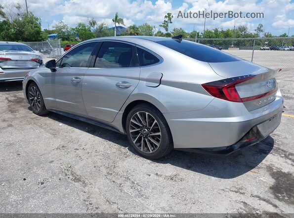 5NPEJ4J25LH017166 2020 HYUNDAI SONATA Silver Tył lewy