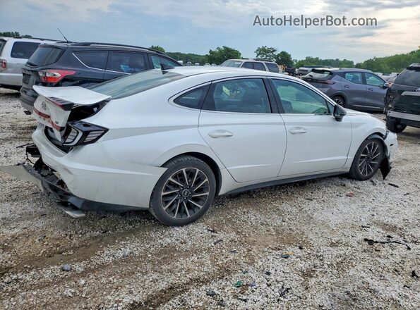 5NPEJ4J25LH027423 2020 HYUNDAI SONATA White Rear right