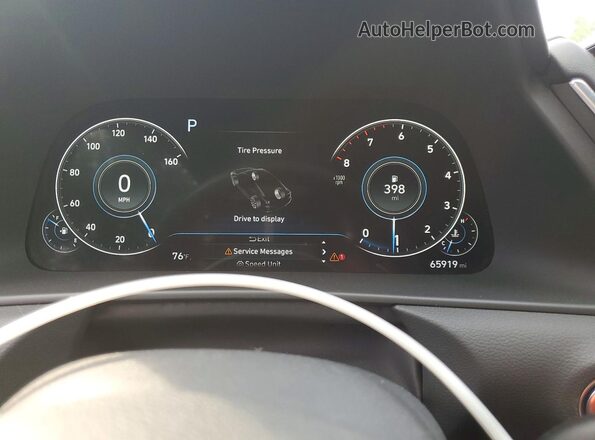 5NPEJ4J25LH027423 2020 HYUNDAI SONATA White Instrument cluster view