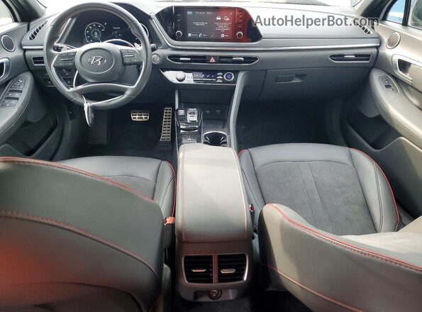 5NPEJ4J25LH027423 2020 HYUNDAI SONATA White Dashboard view