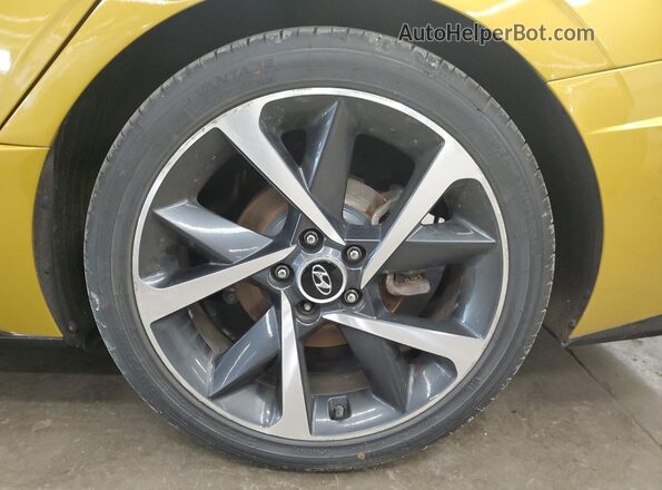 5NPEJ4J25MH064313 2021 HYUNDAI SONATA Yellow 