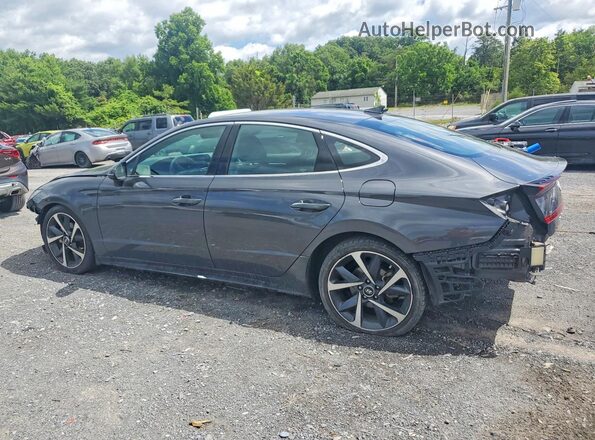 5NPEJ4J27MH062899 2021 HYUNDAI SONATA Black Tył lewy