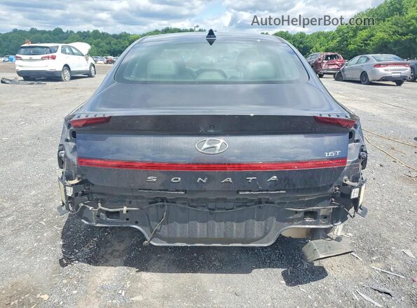 5NPEJ4J27MH062899 2021 HYUNDAI SONATA Black Widok z tyłu