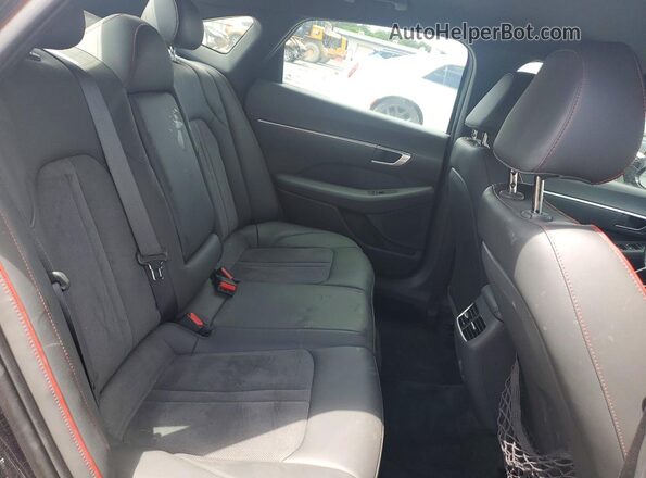 5NPEJ4J27MH062899 2021 HYUNDAI SONATA Black Widok tylnych siedzeń