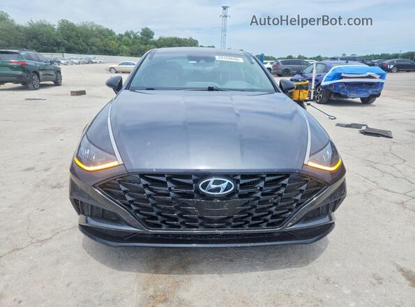 5NPEJ4J27MH067844 2021 HYUNDAI SONATA Black Front view