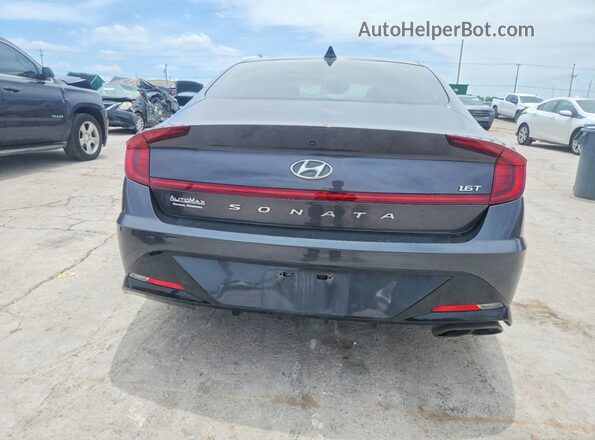 5NPEJ4J27MH067844 2021 HYUNDAI SONATA Black Rear view