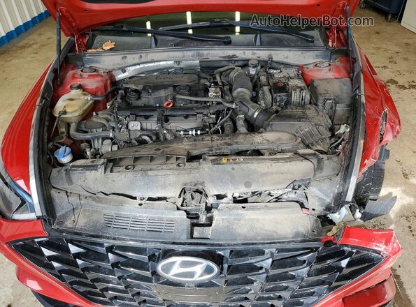 5NPEJ4J27MH129842 2021 HYUNDAI SONATA Red Vista interior trasera