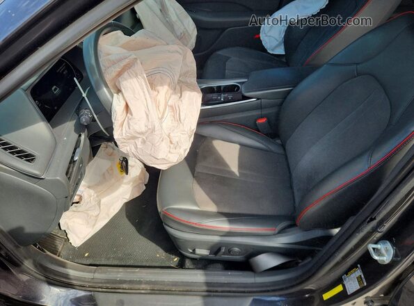 5NPEJ4J27MH130134 2021 HYUNDAI SONATA Gray Вид салону спереду